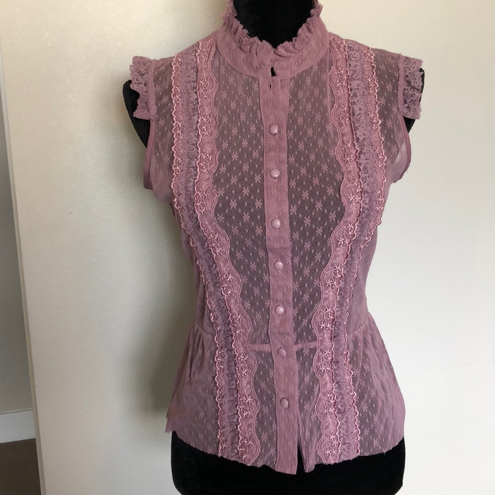 Free People lace top